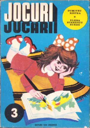 Jocuri, jucării nr 3, ilustrații de Dumitru Ristea și Elena Stănescu Surdu, carte de colorat, 1982
