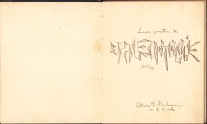 Caiet de lucrări practice de paleontologie al unui student, 1935, Universitatea Regele Ferdinand, Cluj