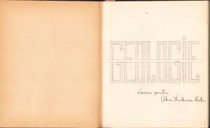 Caiet de lucrări practice de geologie al unui student, Universitatea Regele Ferdinand, Cluj, anii 1930