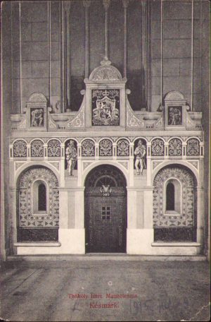 Késmárk Thököly Imre Mauzolenma, ștampilă cenzură militară, carte poștală, circulată Gherla