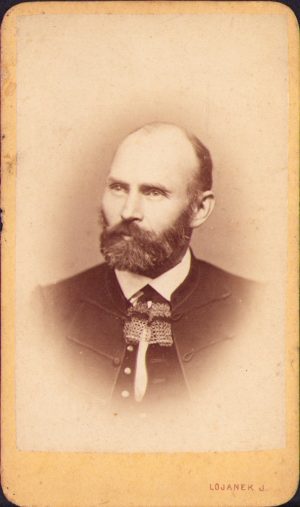 Portret de bărbat, studio Lojanek János, Oradea