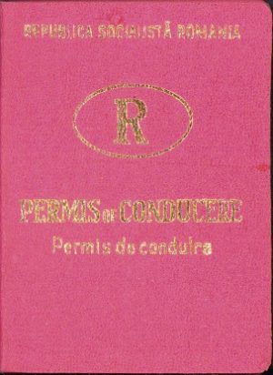Permis de conducere, 1968, România, Oradea