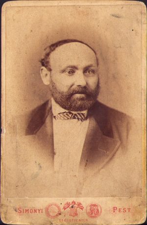 Portret de bărbat, studio Simonyi, Pest