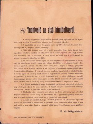 Tudnivalók az első himlőoltásról , M kir belügyminiszter, Schmidl Sándor könyvnyomdája, Budapest