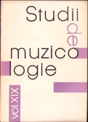Studii de muzicologie, XIX/1985