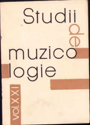 Studii de muzicologie, XXI/1989
