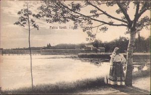 Palics fürdő, carte poștală, circulată Gherla