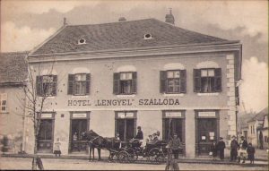 Sebeș Hotel Lengyel Béla Szálloda, carte poștală, circulată Băile Sovata