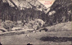 Kupási-út Gyergyóba, carte poștală