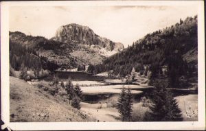 Lacul Roșu/Gyilkos-tó, carte poștală, circulată Gherla