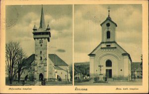 Crasna/Kraszna, carte poștală, circulată Gherla