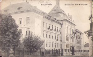 Orăștie, Colegiul reformat Kún/Szászváros, Református Kún Kollegium, carte poștală, circulată Gherla