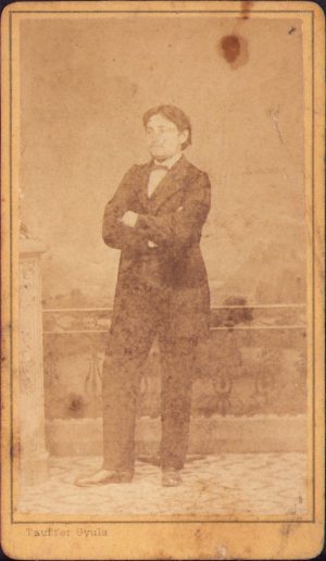 Portret de bărbat, studio Tauffer Gyula, Cluj
