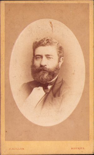 Portret de bărbat, studio Carl Koller, Bistrița