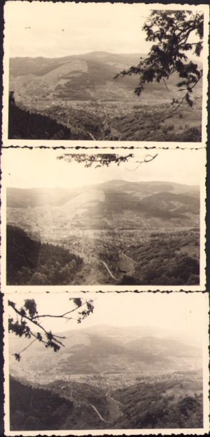 Munster, France, 1947, batch of 3 photos