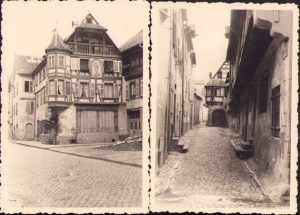 Koenigsbourg, France, 1947, batch of 2 photos
