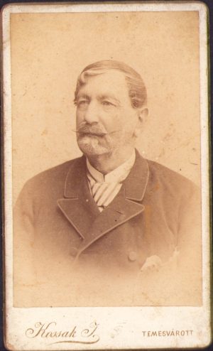 Portret de bărbat, studio Kossak, Timișoara