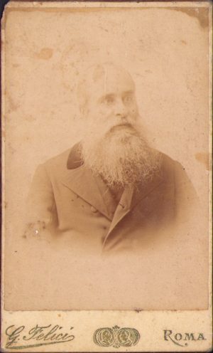 Portret de bărbat, studio Felici, Roma