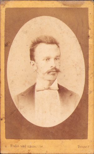 Portret de bărbat, studio Veress Ferencz, Cluj