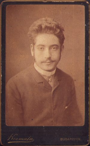 Portret de bărbat, studio Kozmata, Budapest