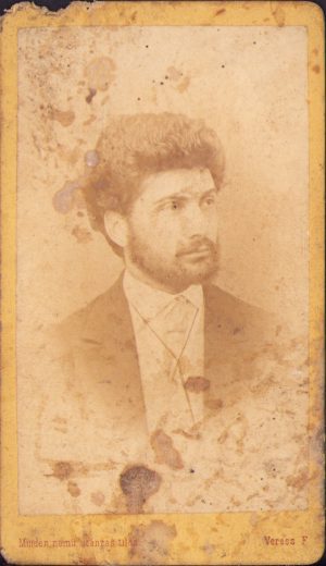 Portret de bărbat, studio Veress Ferencz, Cluj