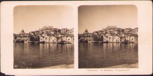 Dalmatien, Sebenico, Gesamtansicht, Stereoskopbilder-Institut C Wurfschmidt, Leipzig-Gohlis, stereoscopic photo