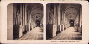 Versailles, le Chateau, Galerie des rois de France, Stereoskopbilder-Institut C Wurfschmidt, Leipzig-Gohlis, stereoscopic photo