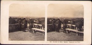 Environs de Paris, Bellevue Panorama vers Paris, Stereoskopbilder-Institut C Wurfschmidt, Leipzig-Gohlis, stereoscopic photo