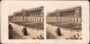 Paris, Collonade du Louvre, Stereoskopbilder-Institut C Wurfschmidt, Leipzig-Gohlis, stereoscopic photo