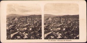 Firenze, Panorama dal Campanile, Stereoskopbilder-Institut C Wurfschmidt, Leipzig-Gohlis, stereoscopic photo