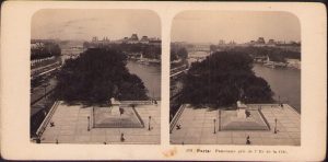 Paris, Panorame pris de l'Ile de la Cite, Stereoskopbilder-Institut C Wurfschmidt, Leipzig-Gohlis, stereoscopic photo