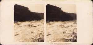 Nord Amerika, Stromschnellen unterhalb der Niagarafälle, Stereoskopbilder-Institut C Wurfschmidt, Leipzig-Gohlis, stereoscopic photo