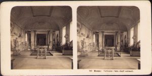 Roma, Vaticano, Sala degli animali, Neue Photographische Gesellschaft A G, Steglitz-Berlin, 1904, stereoscopic photo