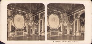 Versailles, le Chateau, Salon des Guerres, Stereoskopbilder-Institut C Wurfschmidt, Leipzig-Gohlis, stereoscopic photo