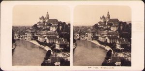 Thun, Gesamtansicht, Neue Photographische Gesellschaft A G, Steglitz-Berlin, 1906, stereoscopic photo