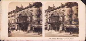 Paris, Theatre de la Porte St Martin, Neue Photographische Gesellschaft A G, Steglitz-Berlin, 1903, stereoscopic photo