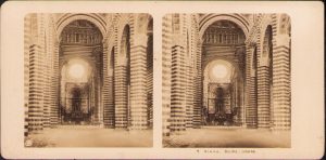Siena, Duomo interno, stereoscopic photo