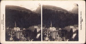 Gasten, von den Schwarzenberg Anlagen, stereoscopic photo