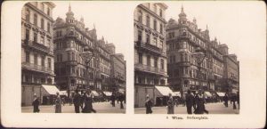 Wien, Stefansplatz, Stereoskopbilder-Institut C Wurfschmidt, Leipzig-Gohlis, stereoscopic photo