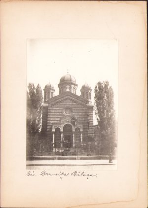 Biserica Domnița Bălașa, București, fotografie de Aurelian Florinescu, 1912