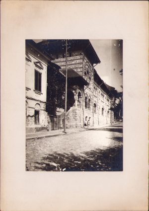 Liceul de băieți din Râmnicu Vâlcea, fotografie de Aurelian Florinescu, 1918