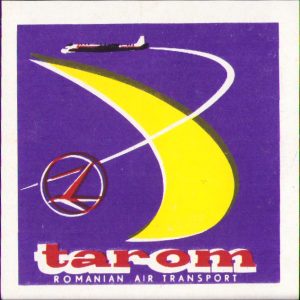 Etichetă TAROM România, perioada comunistă