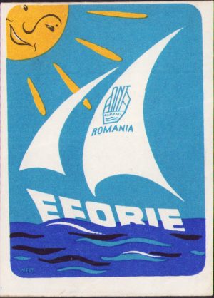 Etichetă Eforie, ONT Carpați, perioada comunistă