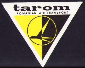 Etichetă TAROM perioada comunistă