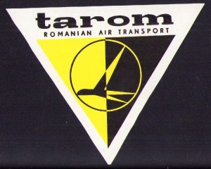 Etichetă TAROM perioada comunistă
