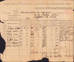 Listă a servitorilor de pe moșia Criș, județul Mureș, 1930, a contelui Bálint Bethlen de Bethlen (1887-1946), semnată de acesta la final, manu propria