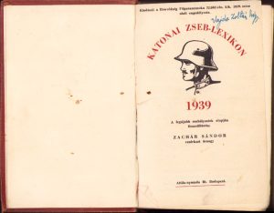 Katonai zseb-lexicon, 1939