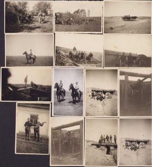 Lot de 14 fotografii, vânători de munte români pe Frontul de Est, Al Doilea Război Mondial