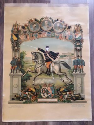 Amintire din timpul serviciului militar, austro-ungară, cavalerie