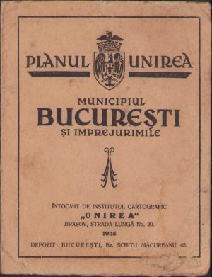 Planul Unirea, municipiul București și împrejurimile, 1935